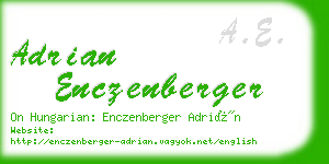 adrian enczenberger business card